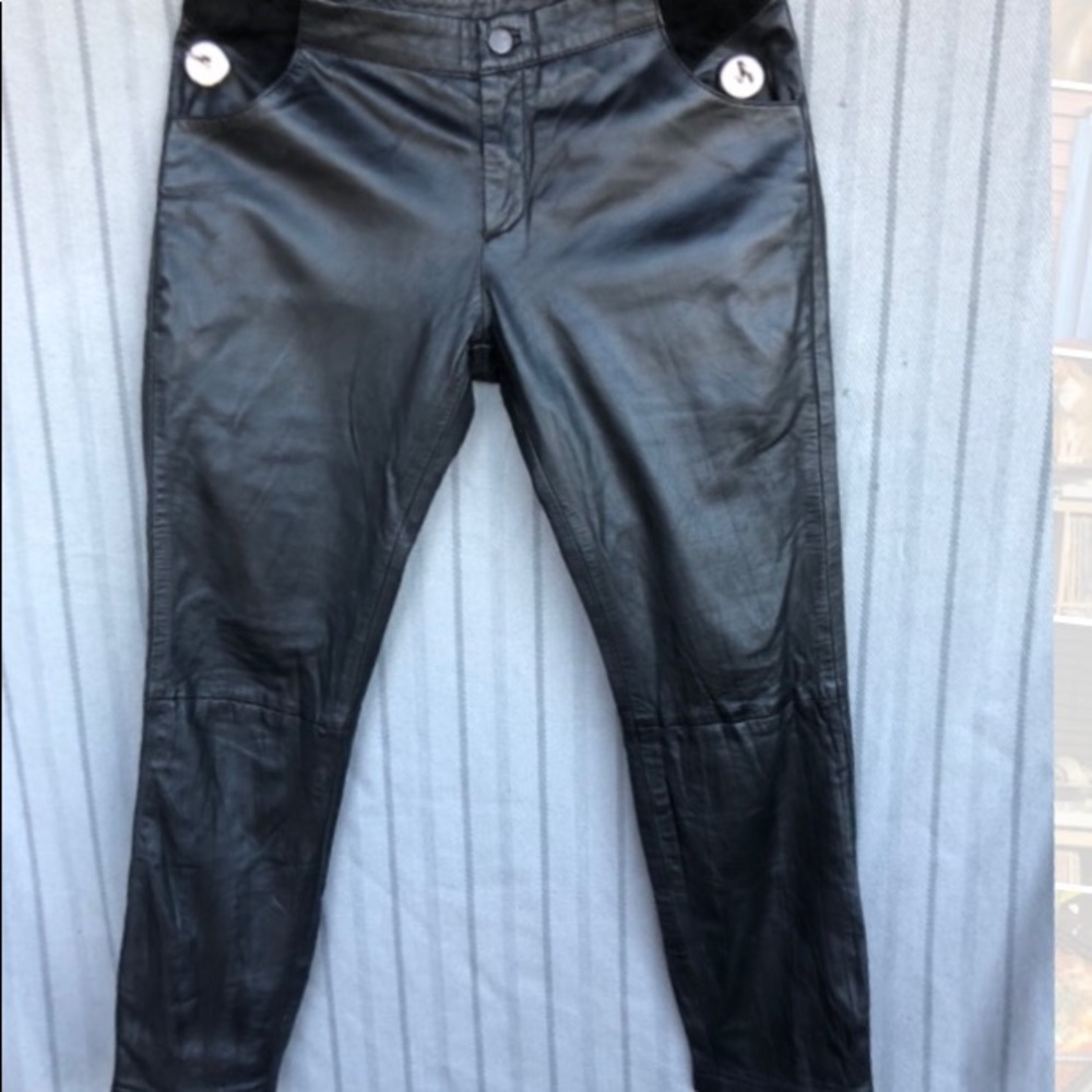 Sara Berman Leather Trousers